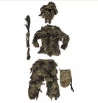 Маскировочный Костюм Mil-Tec Anti Fire 4pc Ghillie Suit лесной камуфляж 11961820 M/L - изображение 4