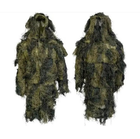 Маскувальний костюм Mil-Tec Anti Fire 4pc Ghillie Suit лісовий камуфляж 11961820 XL/XXL - зображення 1