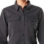 Сорочка 5.11 Tactical жіноча 5.11 Women' Fast-Tac Long Sleeve Shirt (Charcoal) S - зображення 3
