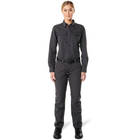 Рубашка 5.11 Tactical женская 5.11 Women' Fast-Tac Long Sleeve Shirt (Charcoal) L - изображение 5