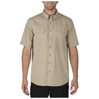 Рубашка 5.11 Tactical с коротким рукавом 5.11 Stryke Shirt - Short Sleeve (Khaki) S - изображение 1