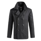 Бушлат Surplus Raw Vintage двобортний SURPLUS PEA COAT (Black) S