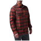 Рубашка 5.11 Tactical Lester Long Sleeve Shirt (Red Bourbon Plaid) 2XL - зображення 3