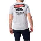 Футболка 5.11 Tactical с рисунком Minefield (Heather Grey) XL - изображение 3