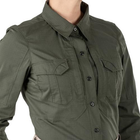 Рубашка 5.11 Tactical женская Women' Stryke Long Sleeve Shirt (Tdu Green) XL - изображение 3