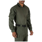 Рубашка 5.11 Tactical під бронежилет Rapid Assault Shirt (Tdu Green) XS - зображення 2