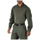 Рубашка 5.11 Tactical під бронежилет Rapid Assault Shirt (Tdu Green) XS - зображення 3