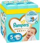Pieluchy Pampers Premium Care Rozmiar 5 (11-16 kg) 148 szt (8006540855973) - obraz 1