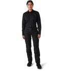 Рубашка женская 5.11 Tactical Women’s ABR Pro Long Sleeve Shirt 5.11 Tactical Black, XS (Черный) Тактическая - изображение 5
