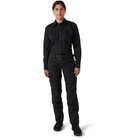 Рубашка женская 5.11 Tactical Women’s ABR Pro Long Sleeve Shirt 5.11 Tactical Black, M (Черный) Тактическая - изображение 5