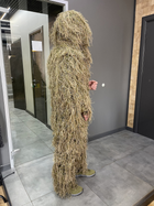 Маскировочный костюм Кикимора (Geely), нитка Койот, размер S-M до 75 кг, костюм разведчика, маскхалат кикимора - изображение 4