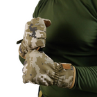 Тактические зимние перчатки Zaromi, пиксель, М - изображение 6