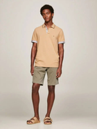 Koszulka polo męska Tommy Hilfiger Regular Fit MW0MW31567 L Khaki (8720644191637) - obraz 2