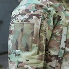 Тактична куртка "Шторм" Softshell мультикам на флісі розмір 46 (911) - изображение 11