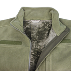 Тактическая флисовая кофта Han-Wild HW012 Green S теплая мужская толстовка - изображение 7