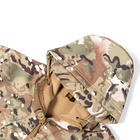 Тактическая куртка Pave Hawk PLY-6 Camouflage CP S мужская утепленная с капюшоном и карманами сзади taktical - зображення 6