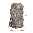 Рюкзак AOKALI Outdoor A21 Camouflage ACU для туризма - изображение 10
