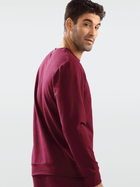Sweter męski bawełniany DKaren Sweatshirt Justin M Bordowy (5903251464940) - obraz 2