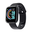 Смарт-годинник Smart Watch Y68 крокомір, підрахунок калорій, кольоровий екран, Чорний