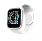 Смарт-годинник Smart Watch Y68 крокомір, підрахунок калорій, кольоровий екран, Білий