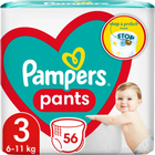Підгузки-трусики Pampers Pants Розмір 3 (6-11 кг) 56 шт (8006540068663) - зображення 1