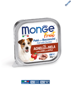 Влажный корм для собак Monge Dog Wet FRUIT Ягненок с яблоком
