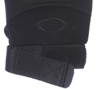 Тактичні безпальні рукавички армійські Tactic військові рукавички із захистом кістяшок розмір Л колір Чорний (oakley-black-L) - зображення 4