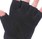 Тактичні безпальні рукавички армійські Tactic військові рукавички із захистом кістяшок розмір Л колір Чорний (oakley-black-L) - зображення 6