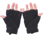 Тактичні безпальні рукавички армійські Tactic військові рукавички із захистом кістяшок розмір М колір Чорний (oakley-black-m) - зображення 3