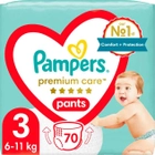 Pieluchomajtki Pampers Premium Care Pants Rozmiar 3 (6-11 kg) 70 szt (8001090759955) - obraz 1