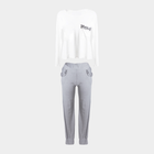 Piżama (spodnie + bluza) DKaren Set Malwina1 XS Grey (5903068516900) - obraz 3