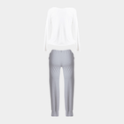 Piżama (spodnie + bluza) DKaren Set Malwina3 M Grey (5903068516924) - obraz 4