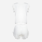 Piżama (spodenki + koszula) DKaren Set Lulu S Ecru (5903251011595) - obraz 4