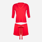 Piżama (spodenki + bluza) DKaren Set Edith XS Red (5903251469396) - obraz 3
