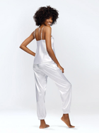 Piżama (spodnie + koszulka) DKaren Set Day S White (5903251469839) - obraz 2