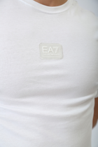 Koszulka męska EA7 Train Core Id M Label Tee L Biała (8053616258558) - obraz 3