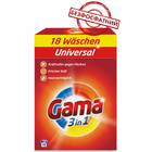 Пральний порошок Gama 3в1 Універсал Безфосфатний 1080 гр 18 пр.