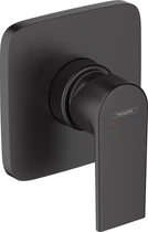 Зовнішня частина змішувача прихованого монтажу для душу HANSGROHE Vernis Shape 71658670 чорний матовий 1 споживач