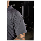 Футболка поло тактична з коротким рукавом 5.11 Tactical Performance Polo - Short Sleeve Synthetic Knit Charcoal S (71049-018) - зображення 3