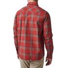 Сорочка тактична 5.11 Tactical Gunner Plaid Long Sleeve Shirt Red Bourbon Plaid 2XL (72530-164) - изображение 2