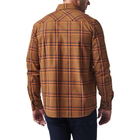 Сорочка тактична 5.11 Tactical Gunner Plaid Long Sleeve Shirt Roasted Barley Plaid L (72530-168) - изображение 3