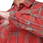 Сорочка тактична 5.11 Tactical Gunner Plaid Long Sleeve Shirt Red Bourbon Plaid M (72530-164) - изображение 4