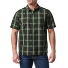 Сорочка тактична 5.11 Tactical Nate Short Sleeve Shirt Black Plaid XL (71217-371) - изображение 1