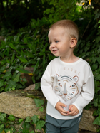 Дитяча футболка з довгими рукавами для хлопчика Pinokio Le Tigre 68 см Екрю (5901033278594) - зображення 1