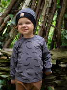 Дитячий світшот для хлопчика Pinokio Le Tigre 92 см Графітовий (5901033278716) - зображення 3