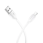 Кабель BOROFONE BX19 USB to Lightning 2.4A 1m PVC TPE connectors White (6931474701763)