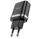 Адаптер сетевой HOCO Ardent single port charger N1 |1USB, 2.4A, 12W| (Safety Certified) черный