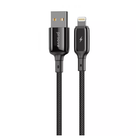 Кабель Charge\OTG Proove Dense Metal USB to Lightning 2.4A 1m Black