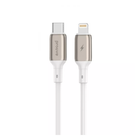 Кабель Charge\OTG Proove Flex Metal Type-C to Lightning 27W 2.4A 1m White CCFM27002102