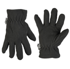 Перчатки тактические флисовые L Черные Mil-Tec FINGERHANDSCHUHE FLEECE THINSULATE L SCHWARZ (12534002-L) M-T - изображение 1